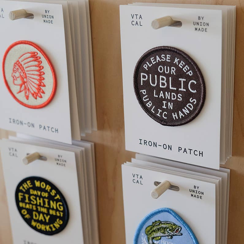 Union Made - Wild Bear Embroidered Iron on Patch