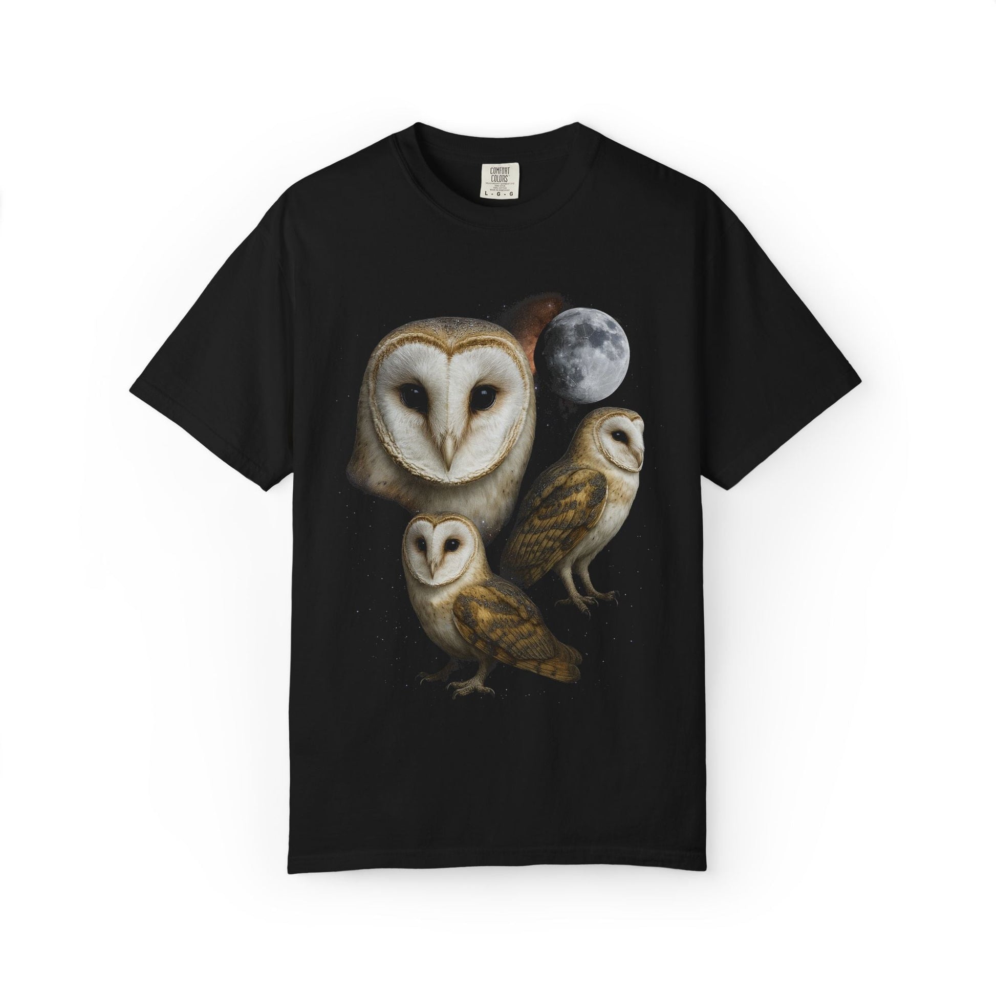 Barn Owls And The Moon 90's Meme Vintage Tee. - KILLER RETRO