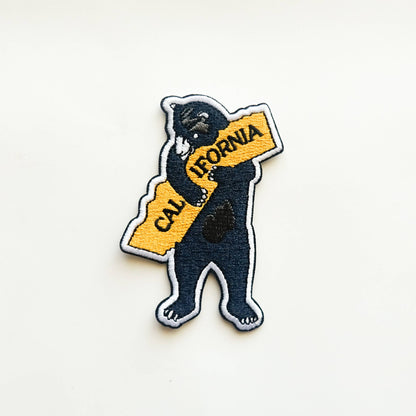 Union Made - I Love California Bear Embroidered Iron on Patch