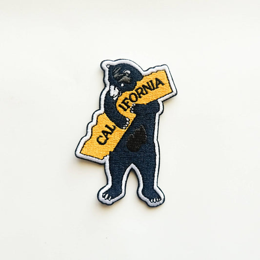 Union Made - I Love California Bear Embroidered Iron on Patch