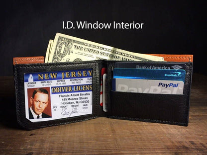 backerton - Praying Skeleton - Printmaker Leather Wallet