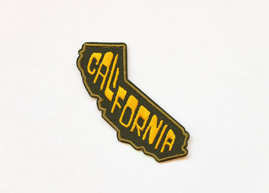 Union Made - California State Embroidered Iron on Patch