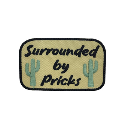 Wholesale Applique - Surrounded by Pricks, Funny, Embroidered Iron on Patch