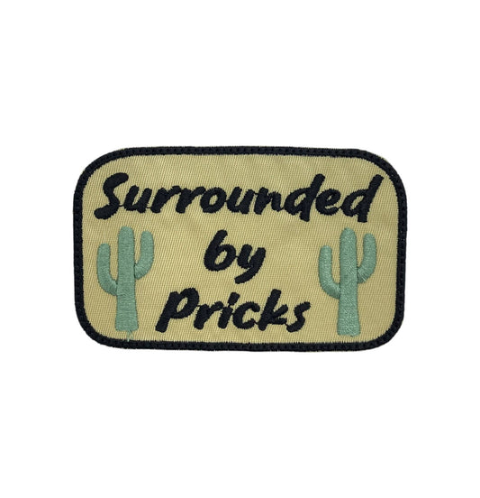 Wholesale Applique - Surrounded by Pricks, Funny, Embroidered Iron on Patch