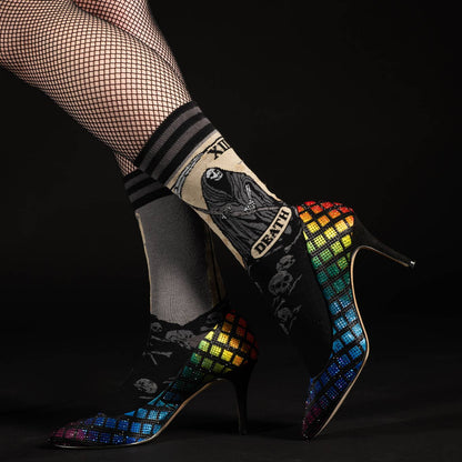 FootClothes LLC - Death Tarot Card Socks