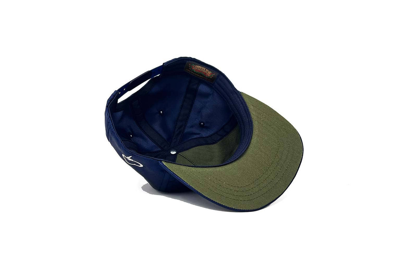 Ampal x Grateful Dead STEAL YOUR ROSES Navy Satin - Snapback