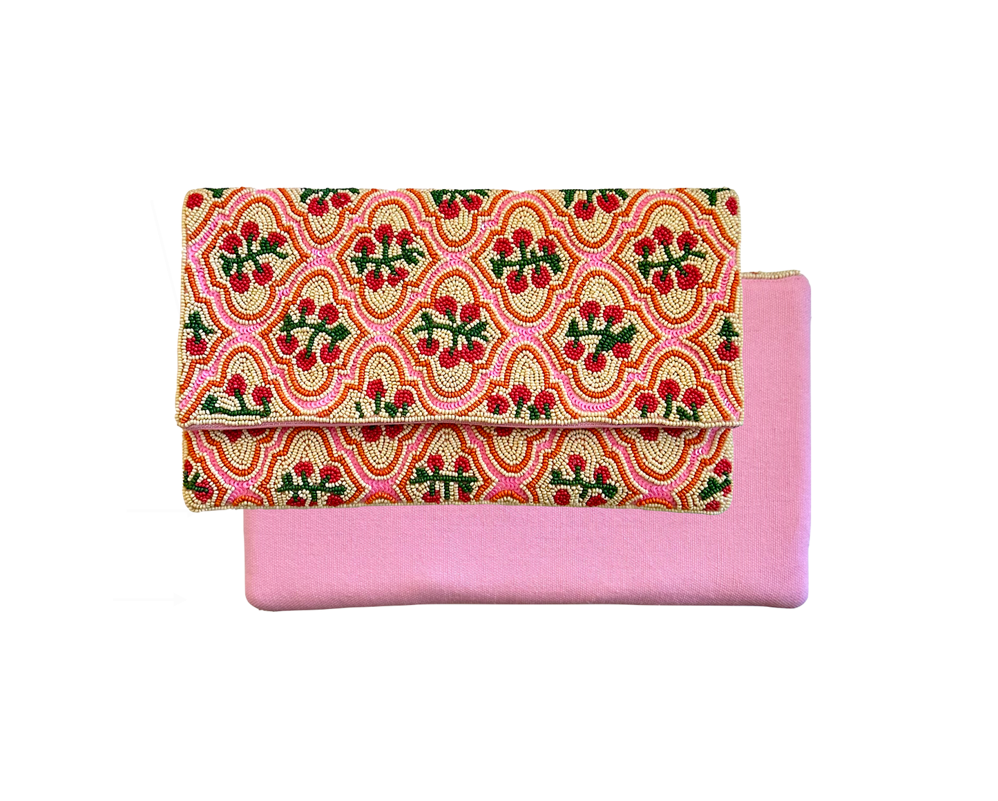 Lily Posh - Tomato Crossbody Beaded Clutch Bag, Tomatoes Bag Lily Posh