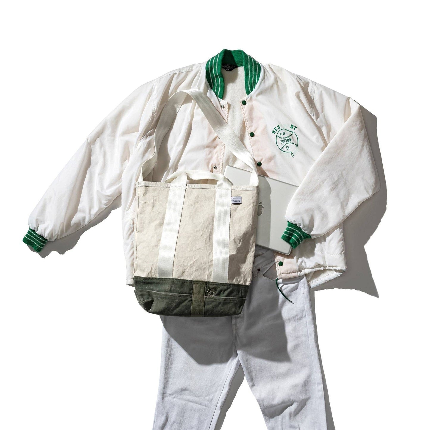 Puebco - Laminated Fabric X Vintage Fabric Bag