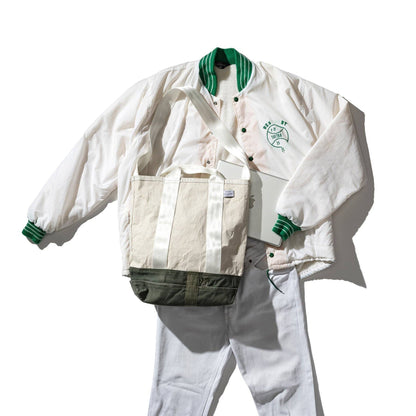 Puebco - Laminated Fabric X Vintage Fabric Bag