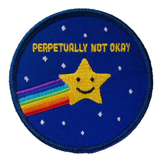 Perpetually Not Okay (Iron-On Patch)