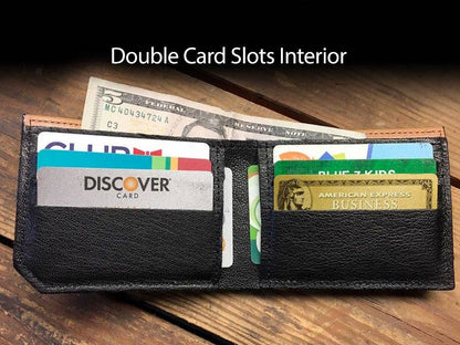 backerton - Faded Mountains - Printmaker Leather Wallet