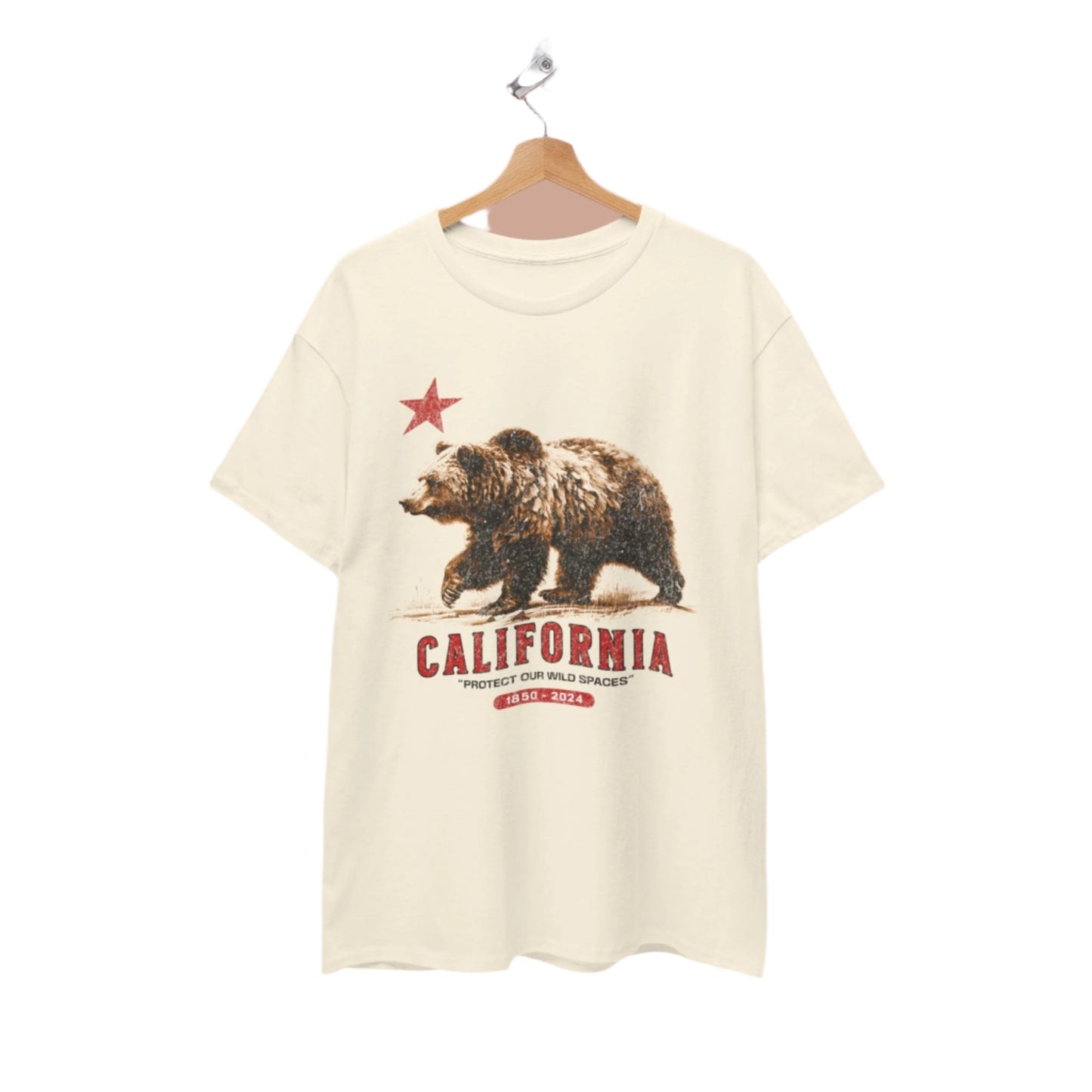 California State Vintage Tee, Protect Our Wild Spaces T-shirt - KILLER RETRO