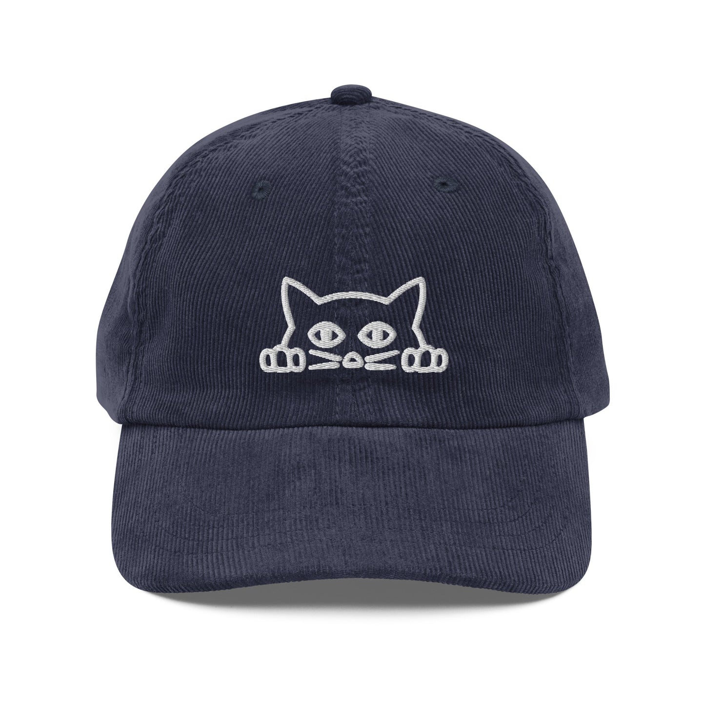 Cat Vintage Corduroy Cap - KILLER RETRO