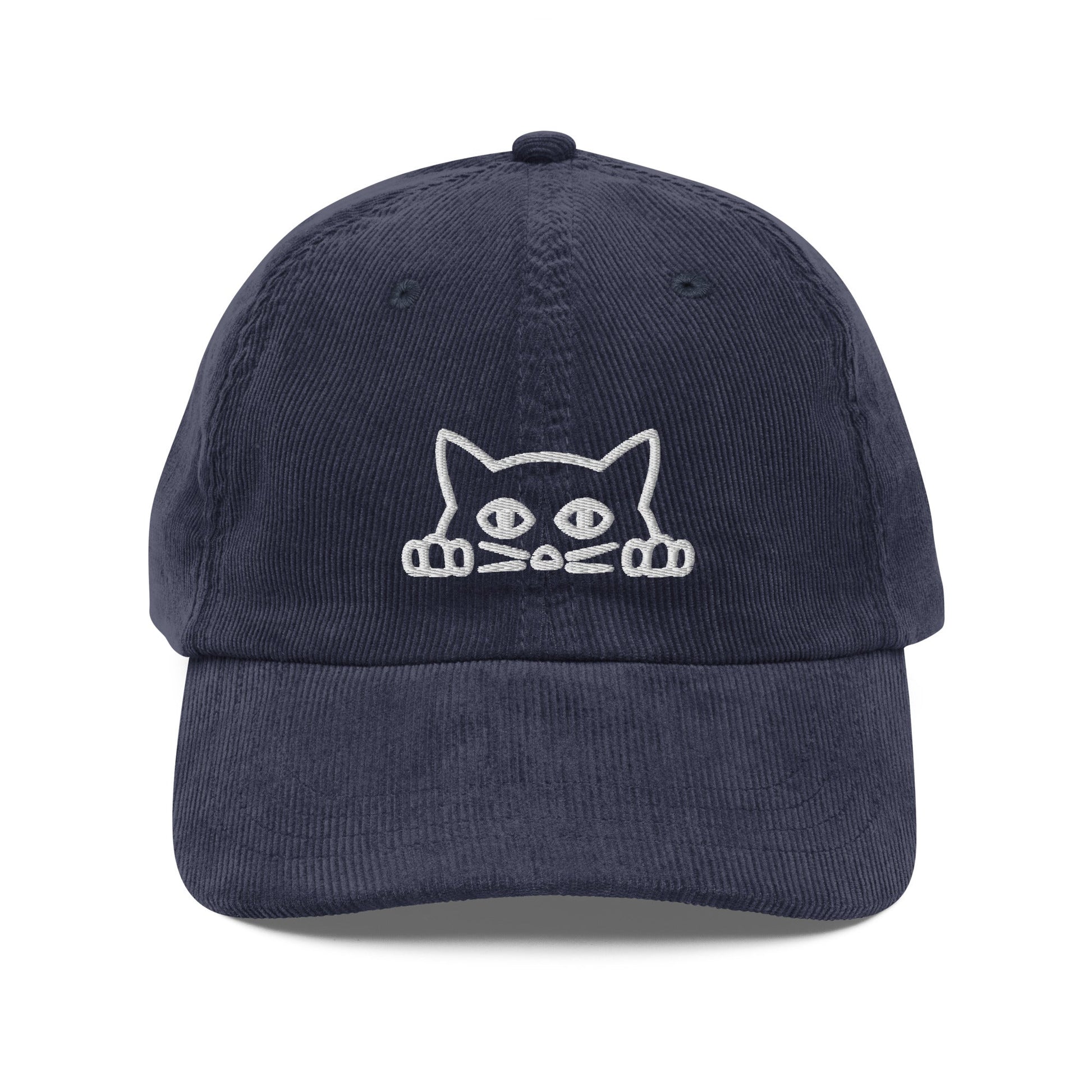 Cat Vintage Corduroy Cap - KILLER RETRO