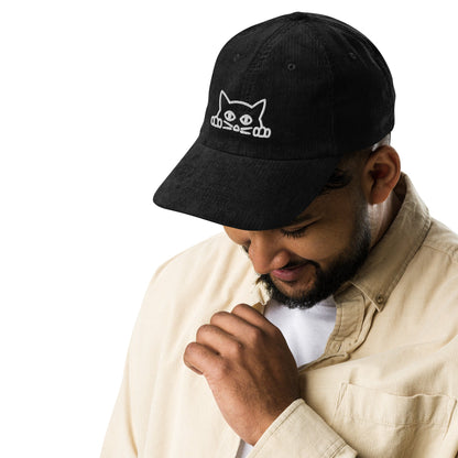 Cat Vintage Corduroy Cap - KILLER RETRO