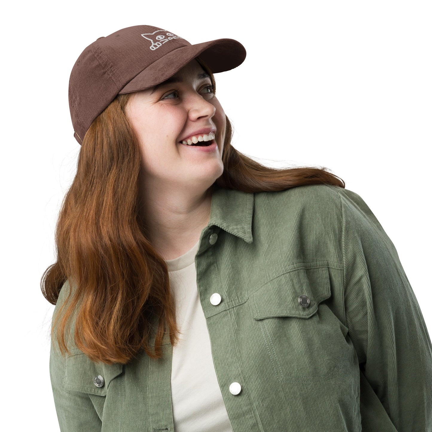 Cat Vintage Corduroy Cap - KILLER RETRO