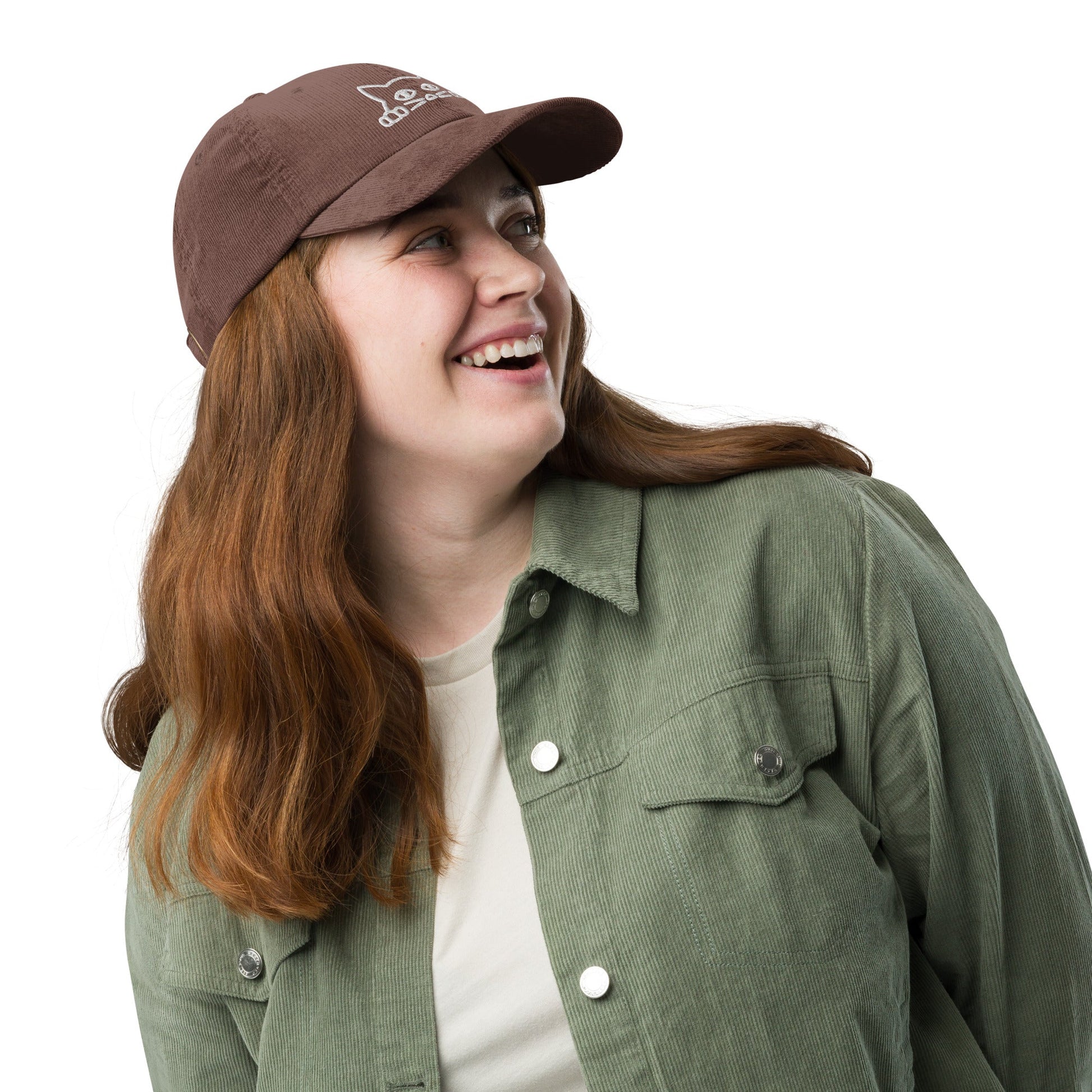 Cat Vintage Corduroy Cap - KILLER RETRO