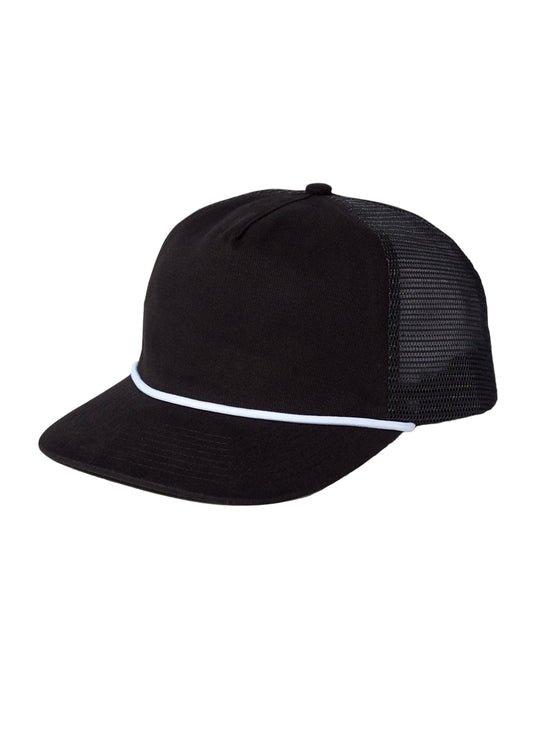 Brushed Cotton Rope Trucker Hat