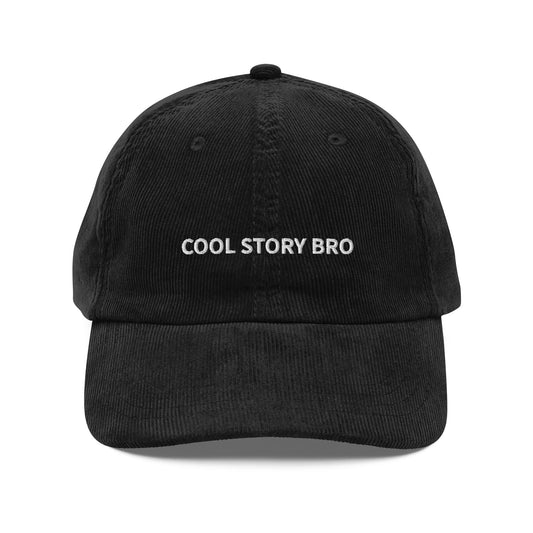 Cool Story Bro Vintage Corduroy Cap - KILLER RETRO