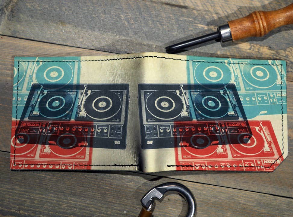 backerton - Turntables - Spectrum Leather Wallet