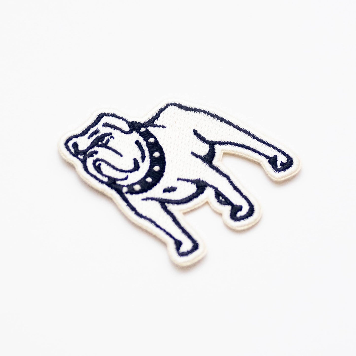 Union Made - Bulldog Embroidered Iron on Patch