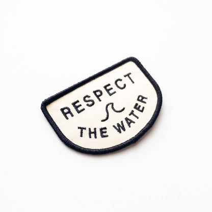 Union Made - Respect the Water Embroidered Iron on Patch