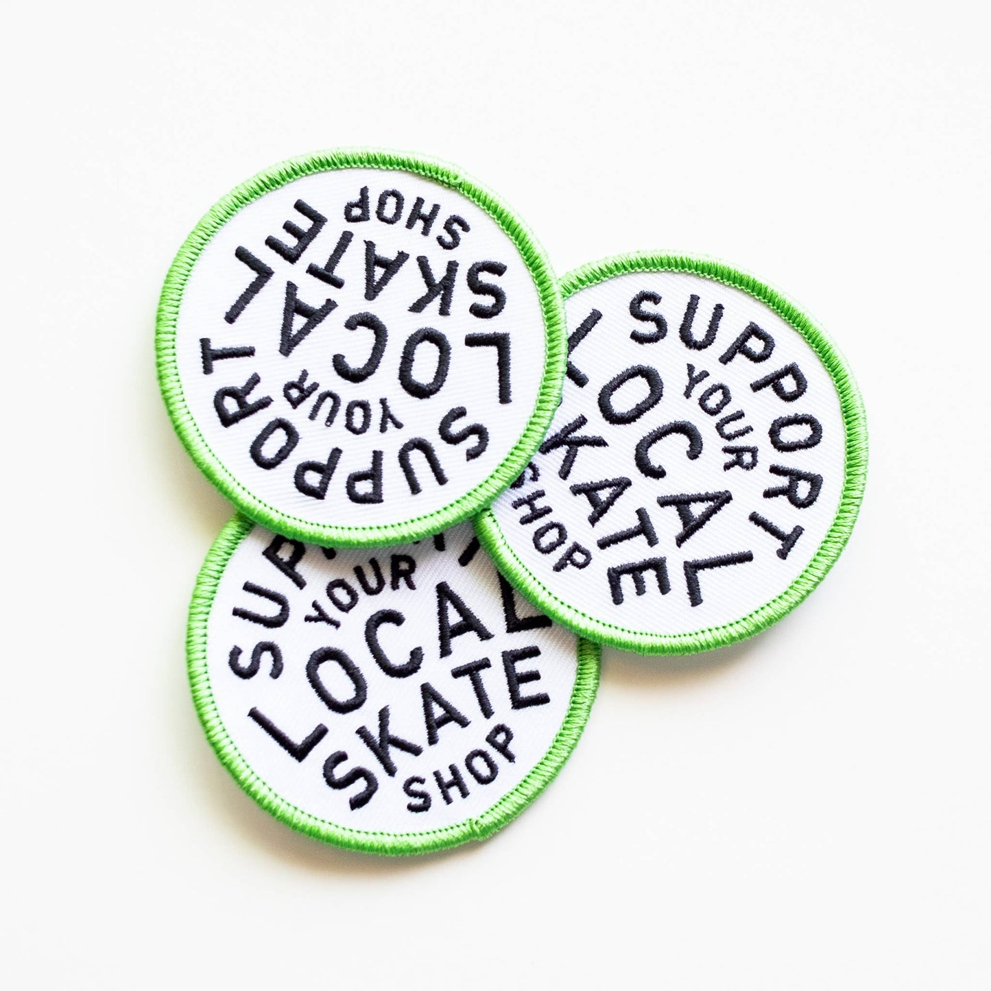 Union Made - Support Your Local Skate Shop Iron on Patch