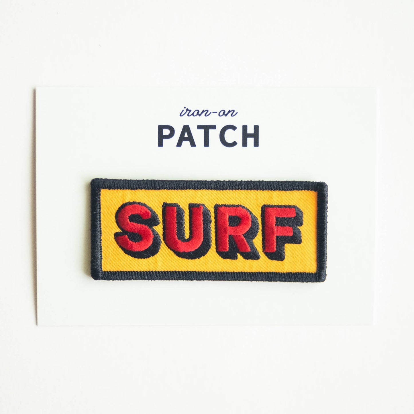 Union Made - SURF Embroidered Iron on Patch