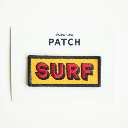 Union Made - SURF Embroidered Iron on Patch