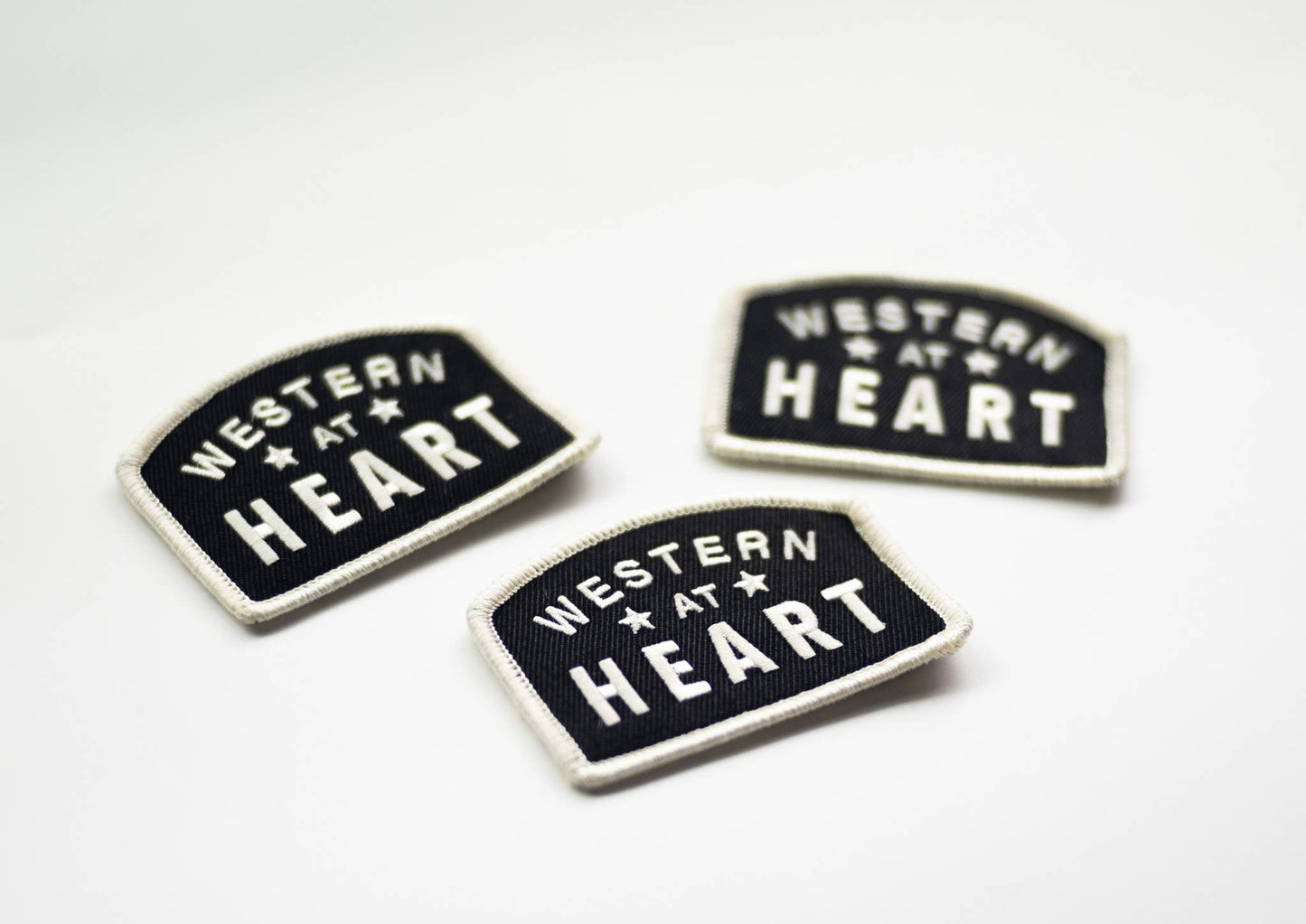 Union Made - Western at Heart Embroidered Iron on Patch
