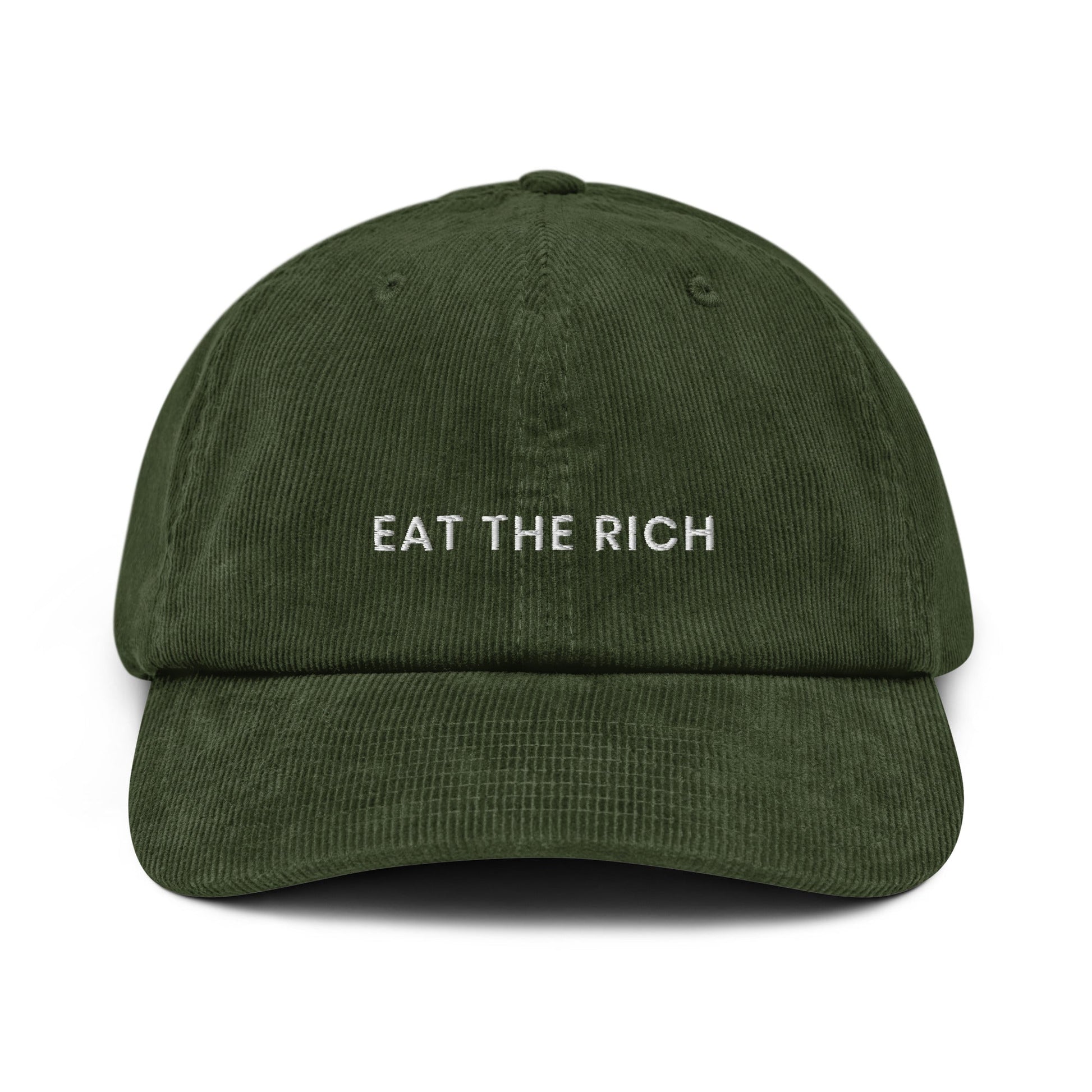 Eat The Rich, Save The World Vintage Corduroy hat - KILLER RETRO