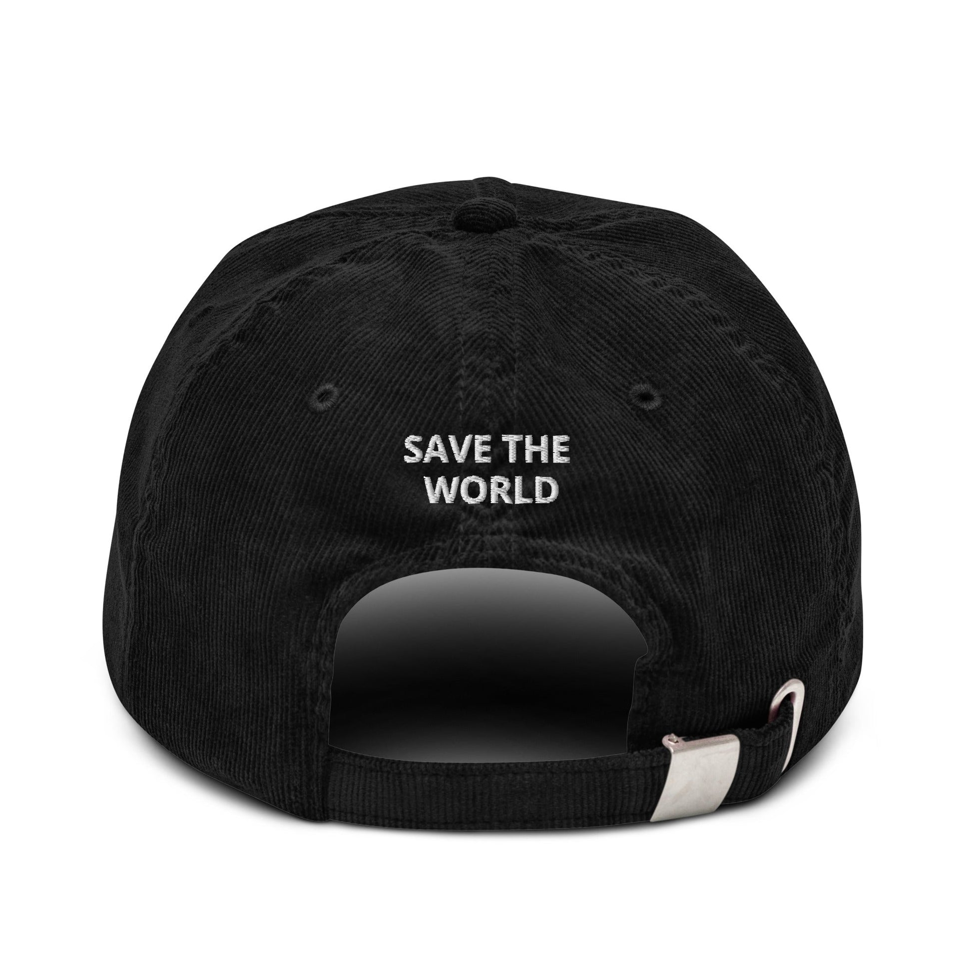 Eat The Rich, Save The World Vintage Corduroy hat - KILLER RETRO
