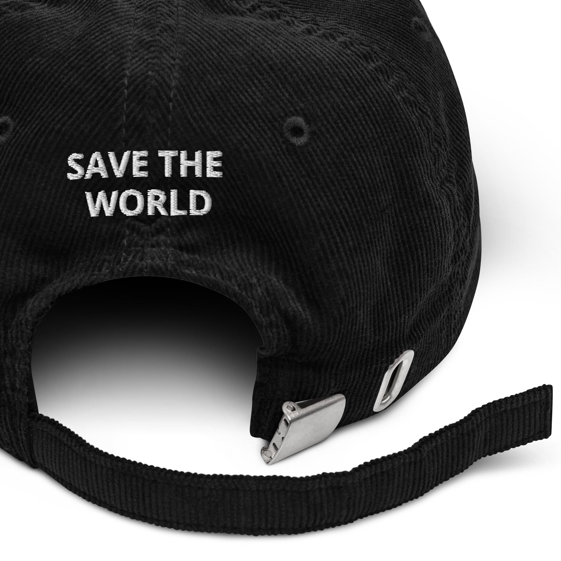 Eat The Rich, Save The World Vintage Corduroy hat - KILLER RETRO