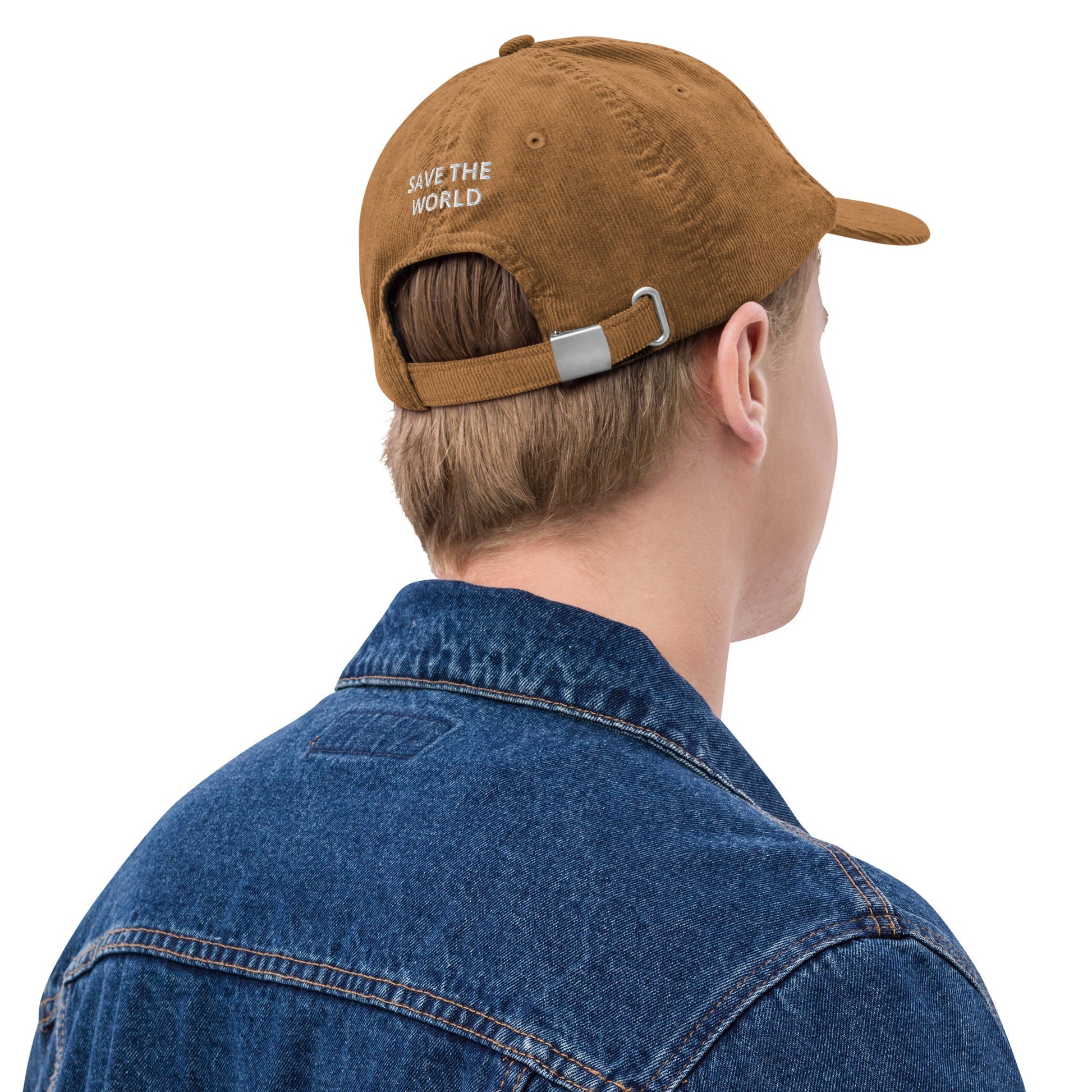 Eat The Rich, Save The World Vintage Corduroy hat - KILLER RETRO