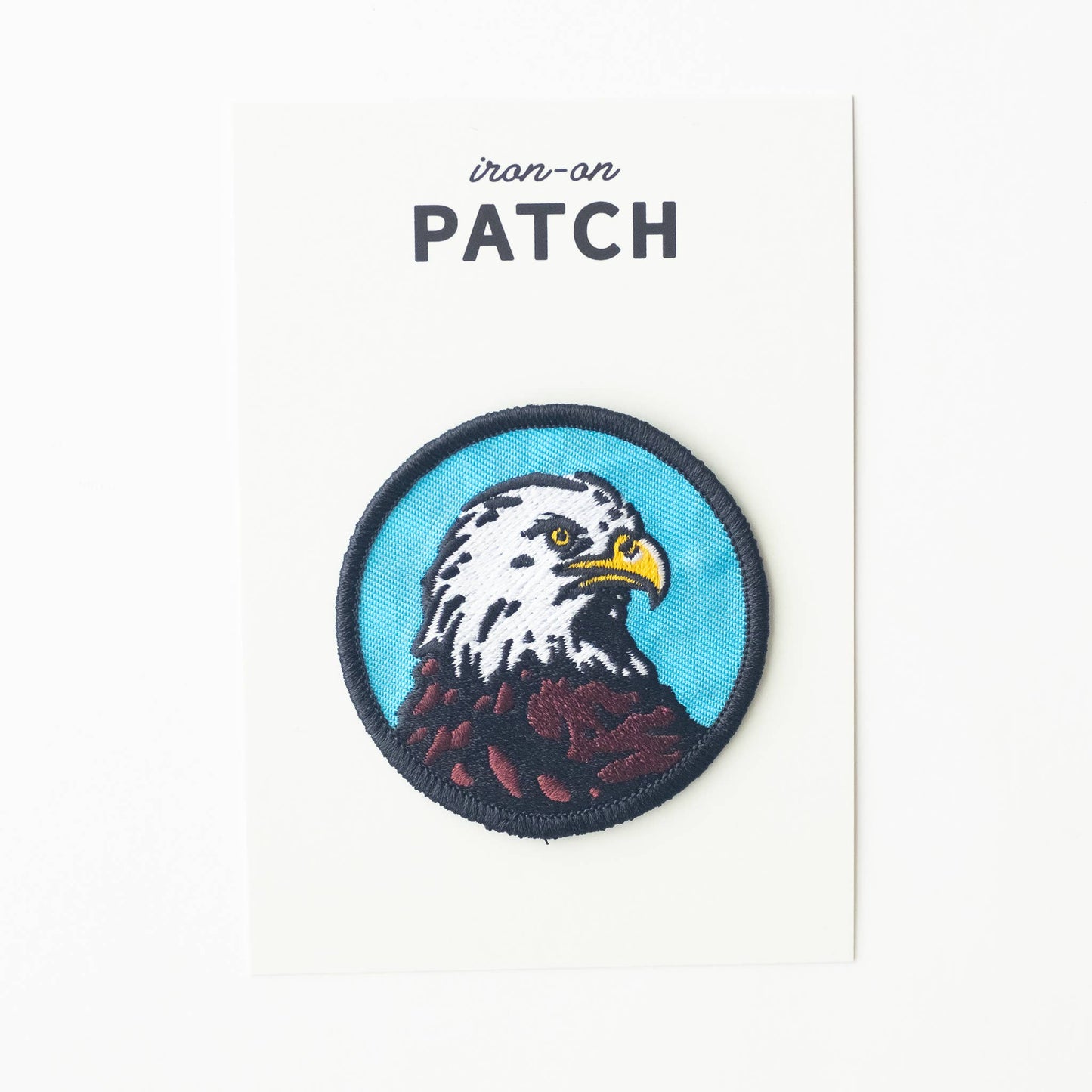 Union Made - Freedom Eagle Embroidered Iron on Patch