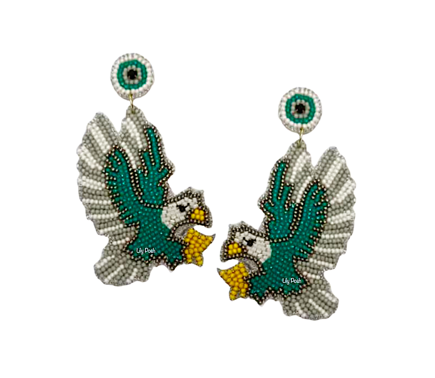 Lily Posh - Philadelphia Eagles Football Game Day Earring 