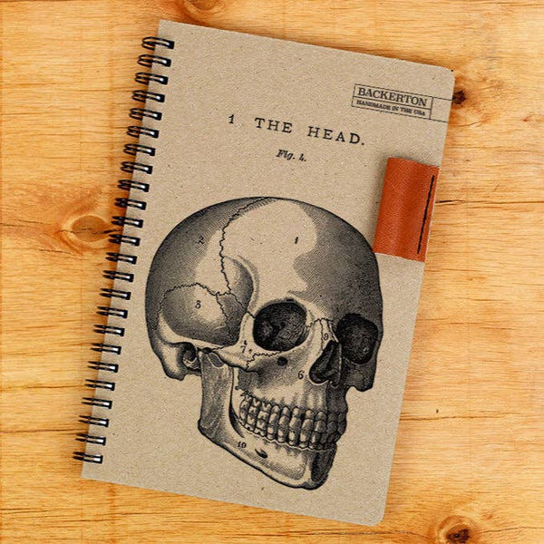 backerton - Skull - Notebook