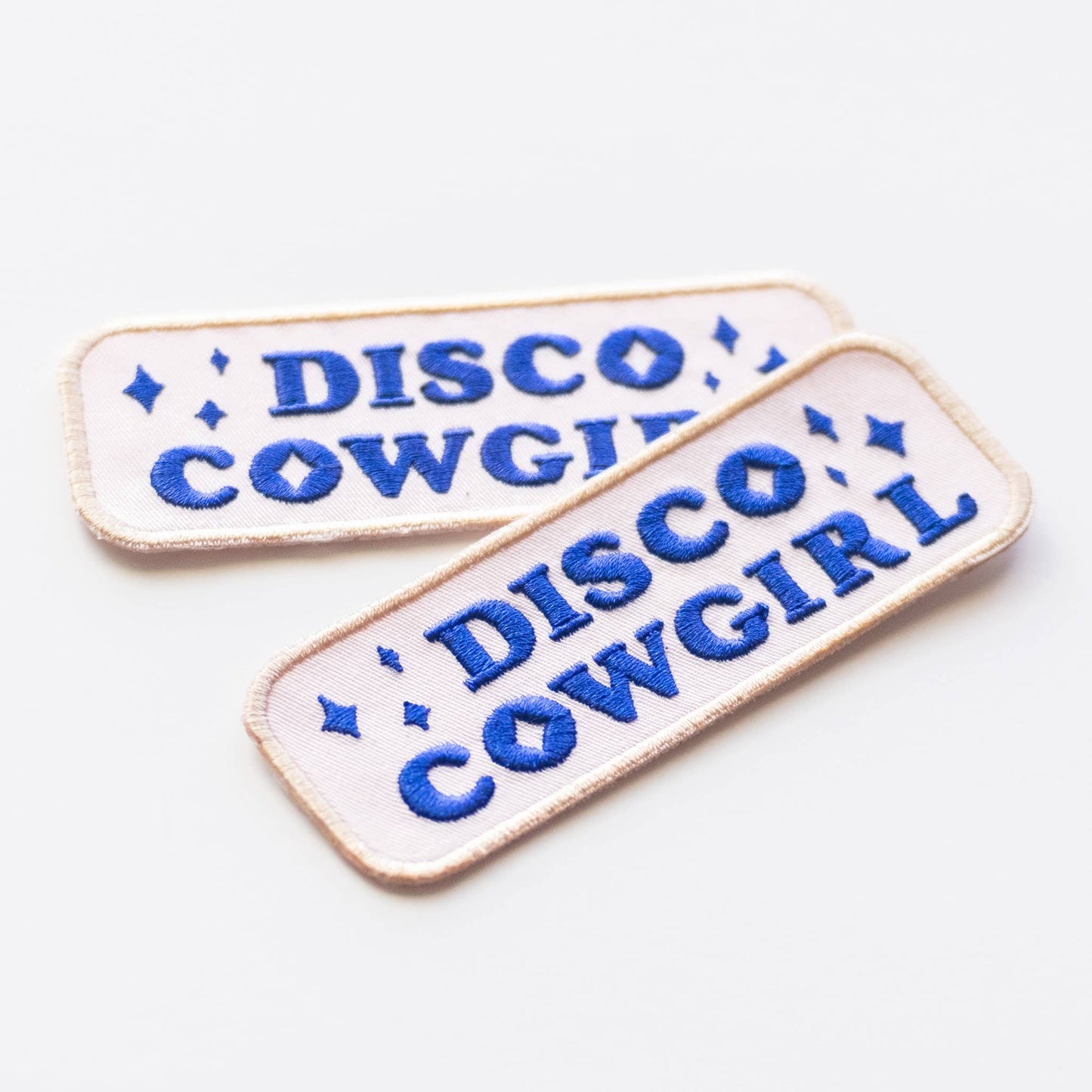 Union Made - Disco Cowgirl Embroidered Iron on Patch