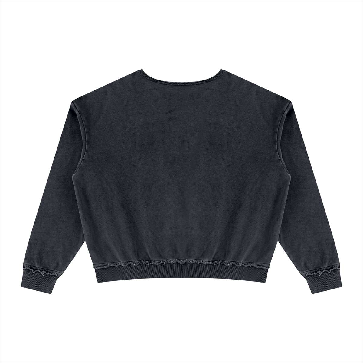FAH Unisex Raw Edge Crewneck Sweatshirt