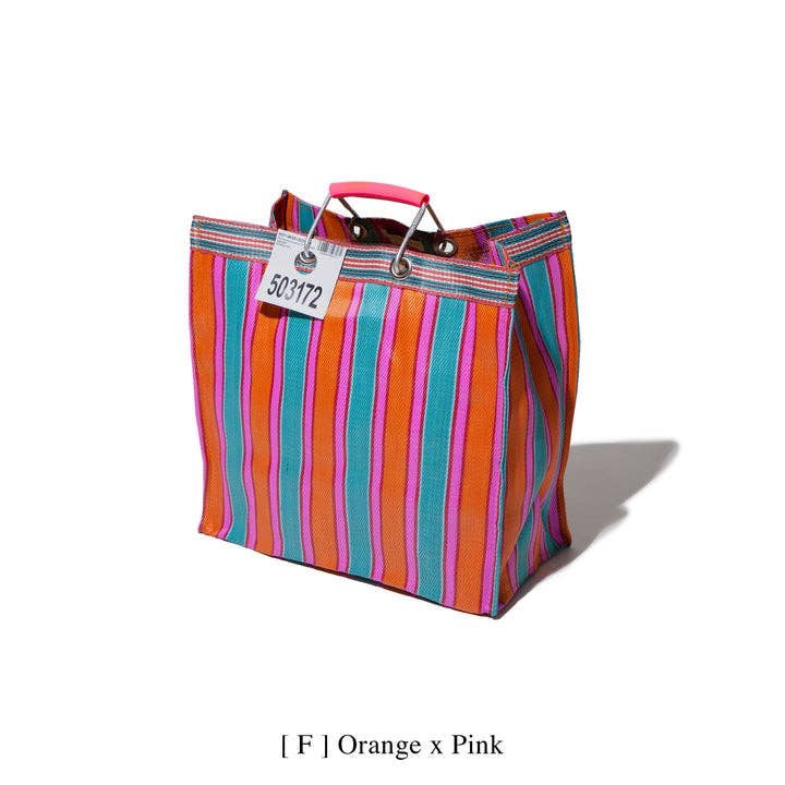 Puebco - RECYCLED PLASTIC STRIPE BAG - Square