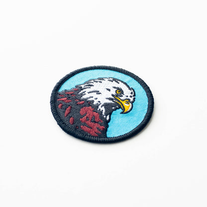 Union Made - Freedom Eagle Embroidered Iron on Patch