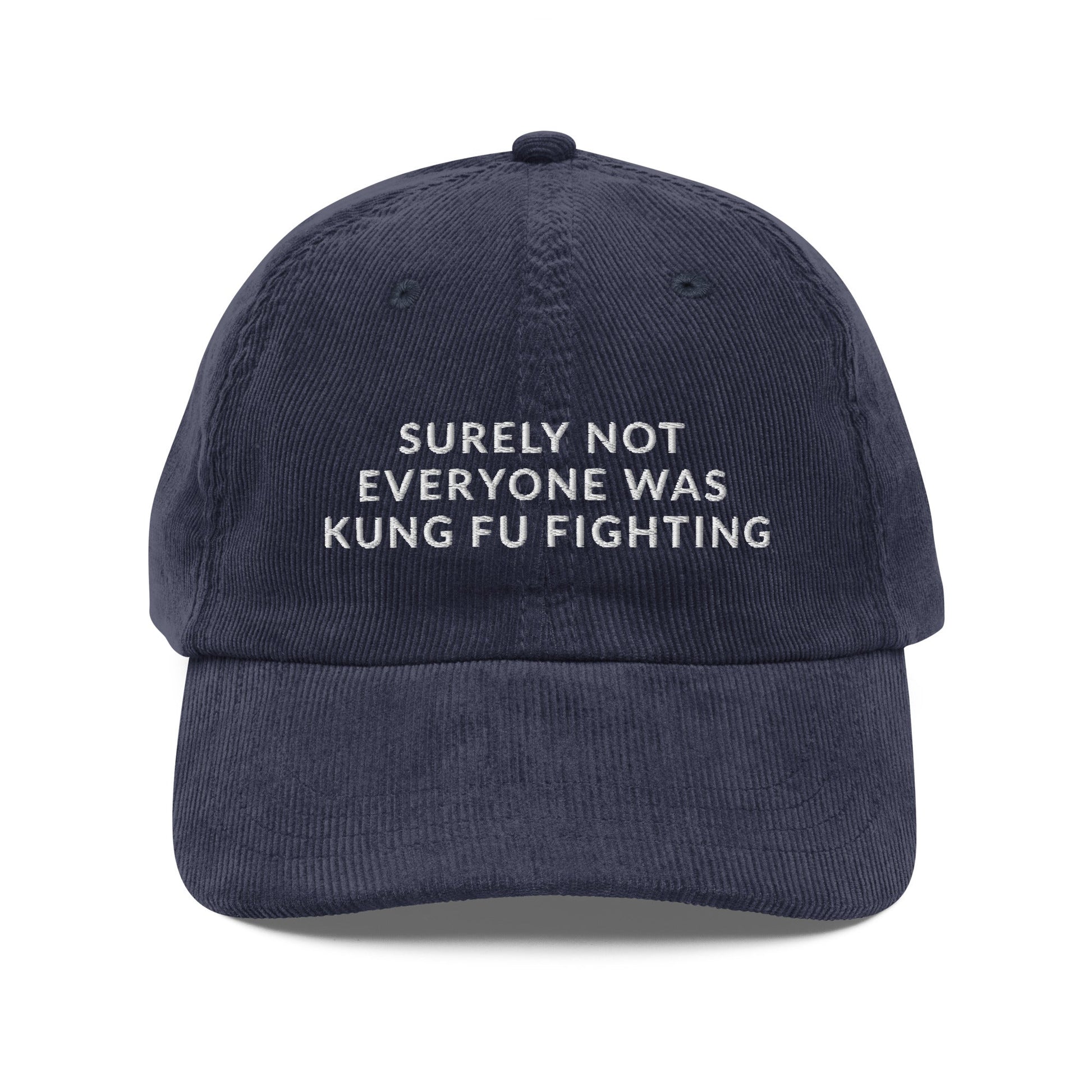 Funny Kung - Fu Vintage Corduroy Cap - KILLER RETRO