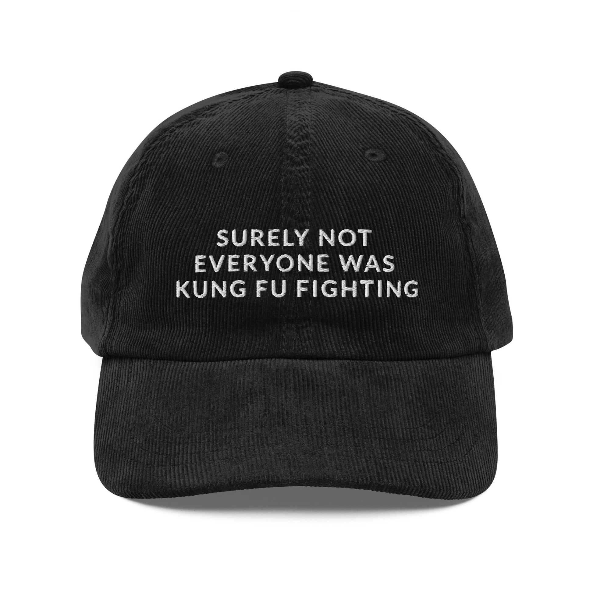 Funny Kung - Fu Vintage Corduroy Cap - KILLER RETRO
