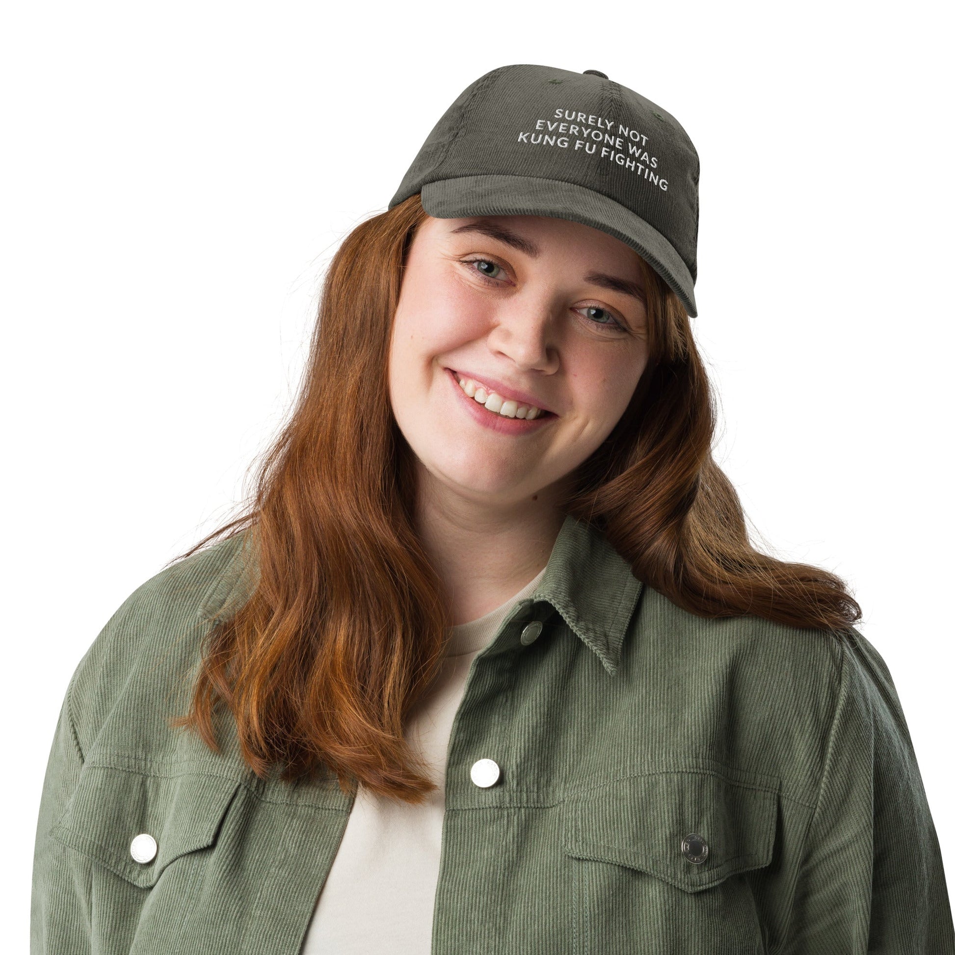 Funny Kung - Fu Vintage Corduroy Cap - KILLER RETRO