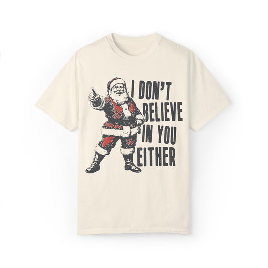 Funny Santa Christmas Unisex Vintage Tee - KILLER RETRO