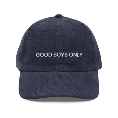 Good boys Only Vintage Corduroy Cap - KILLER RETRO