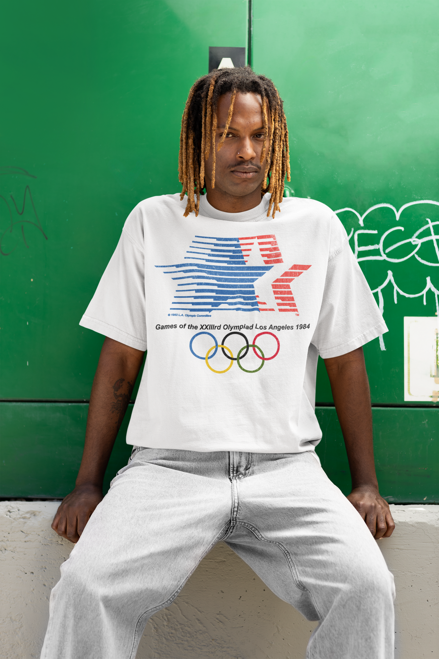 1984 LA Olympics Retro Graphic Tee