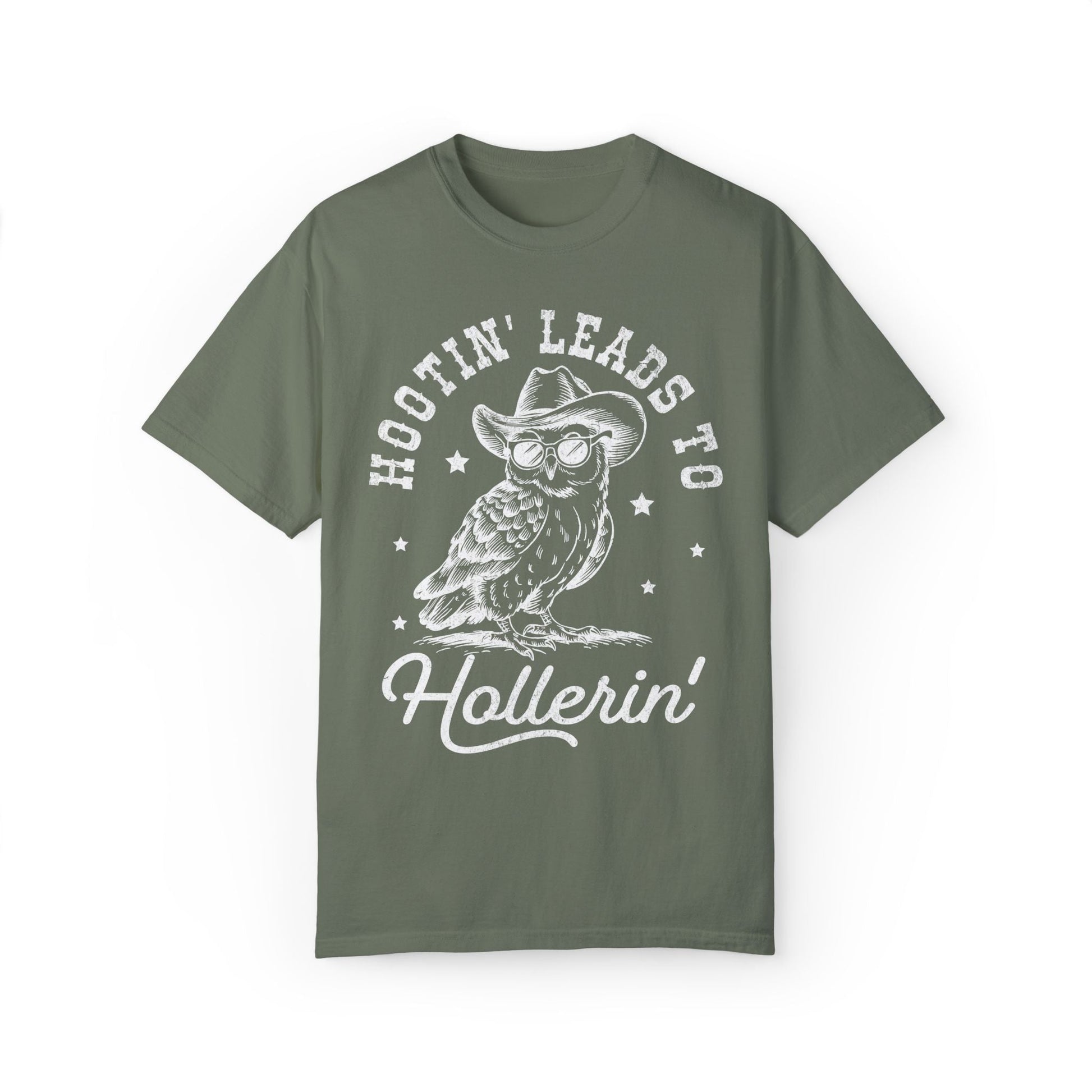 Hooting Leads To Hollerin Western Owl Retro T-shirt - KILLER RETRO