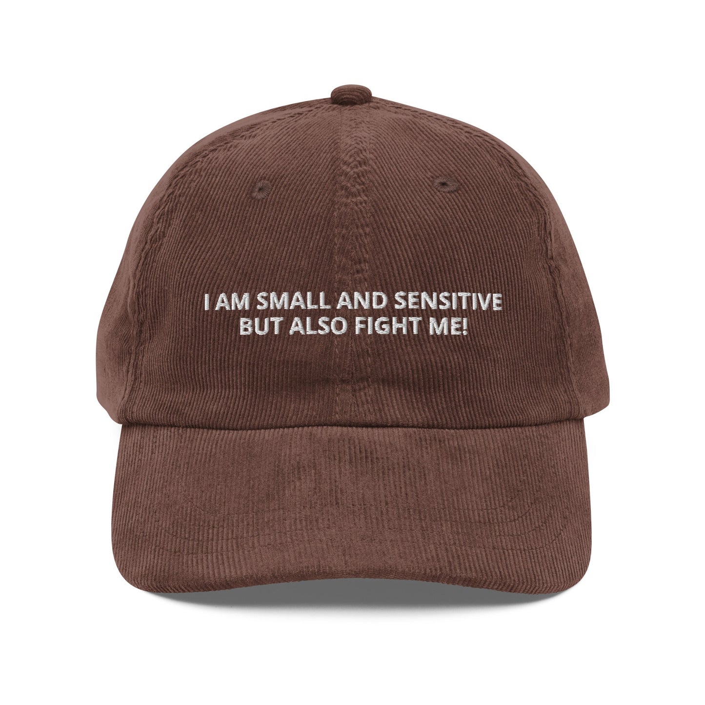 Humorous Sensitive Vintage Corduroy Cap - KILLER RETRO