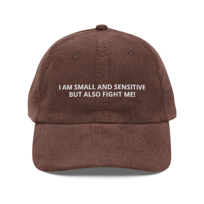 Humorous Sensitive Vintage Corduroy Cap - KILLER RETRO